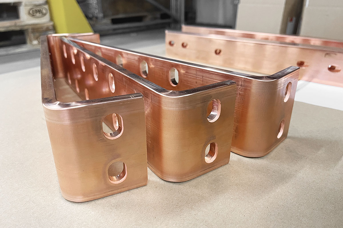 Custom Braided Precision Copper Busbars for Wind Turbines