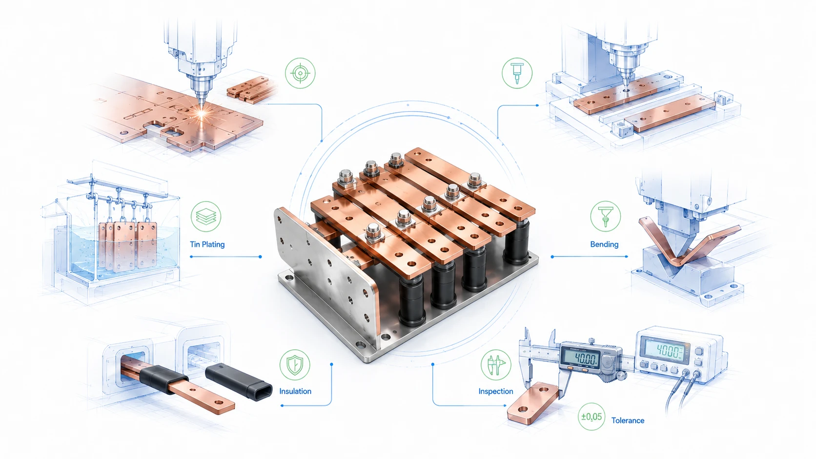 Rigid Busbars for Renewable Energy Systems: Key Considerations for EPCs and OEMs