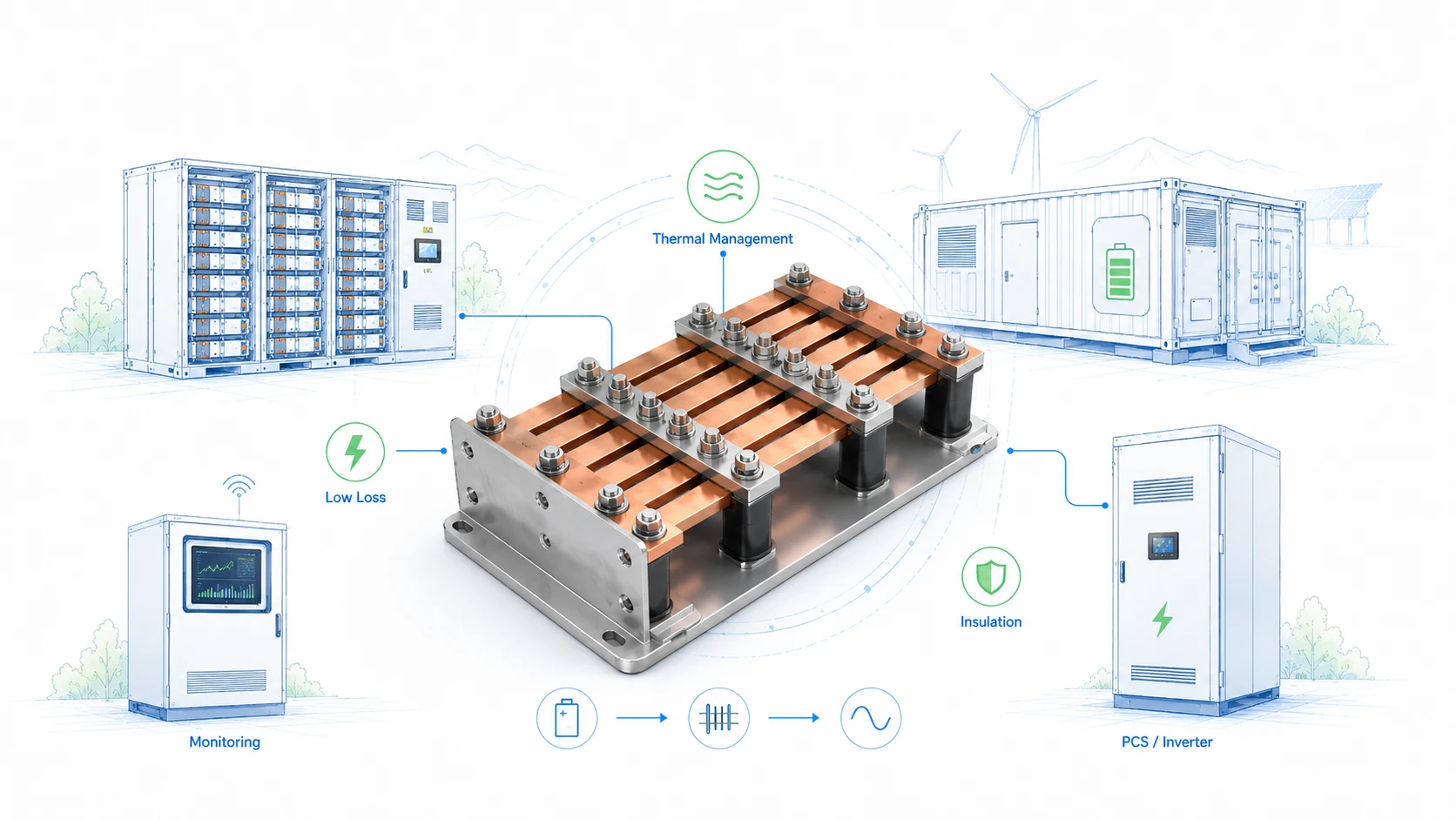 Rigid Busbars for Renewable Energy Systems: Key Considerations for EPCs and OEMs