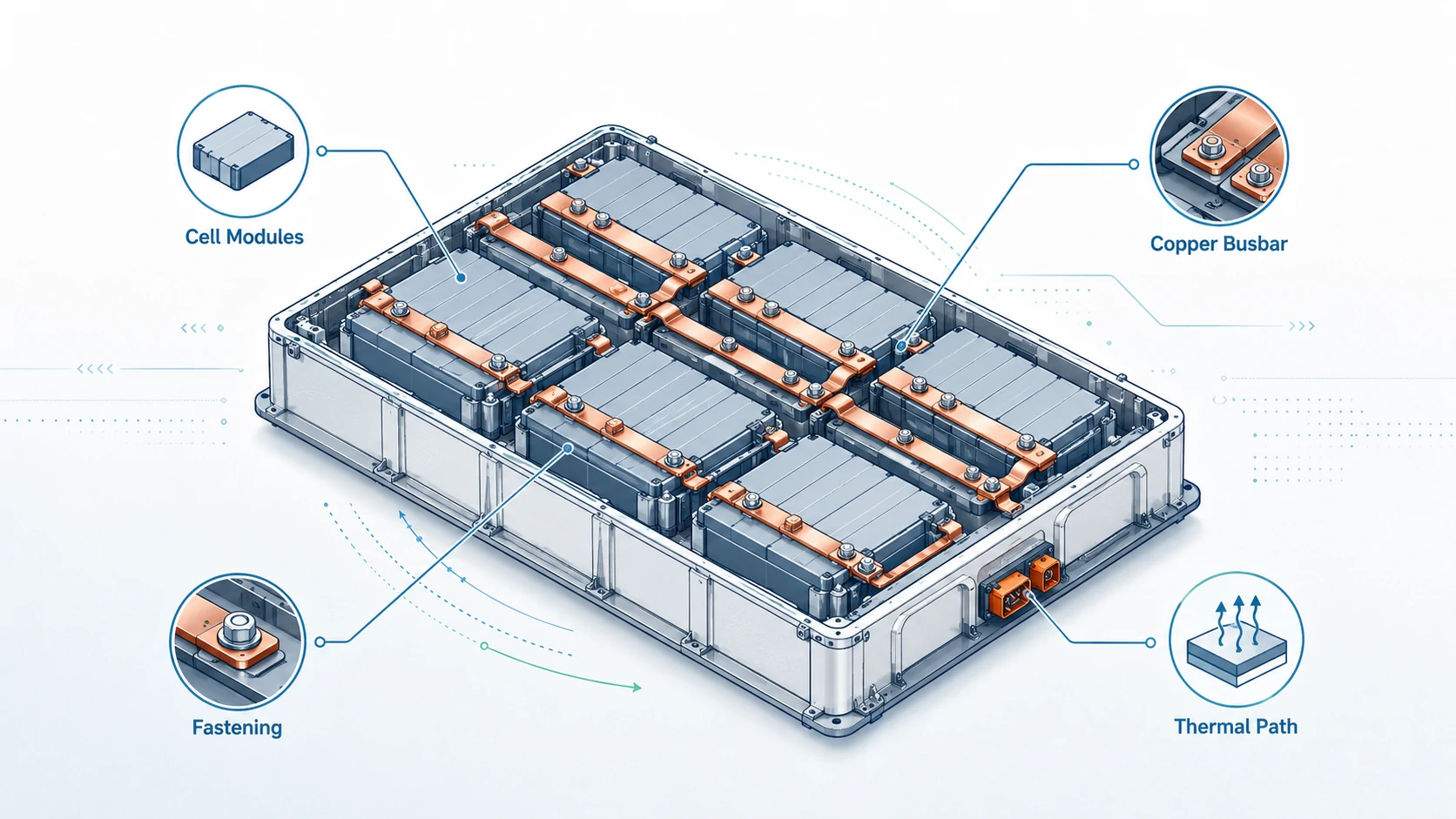 Battery Busbar Design Guide for EV Battery Packs and Energy Storage Systems