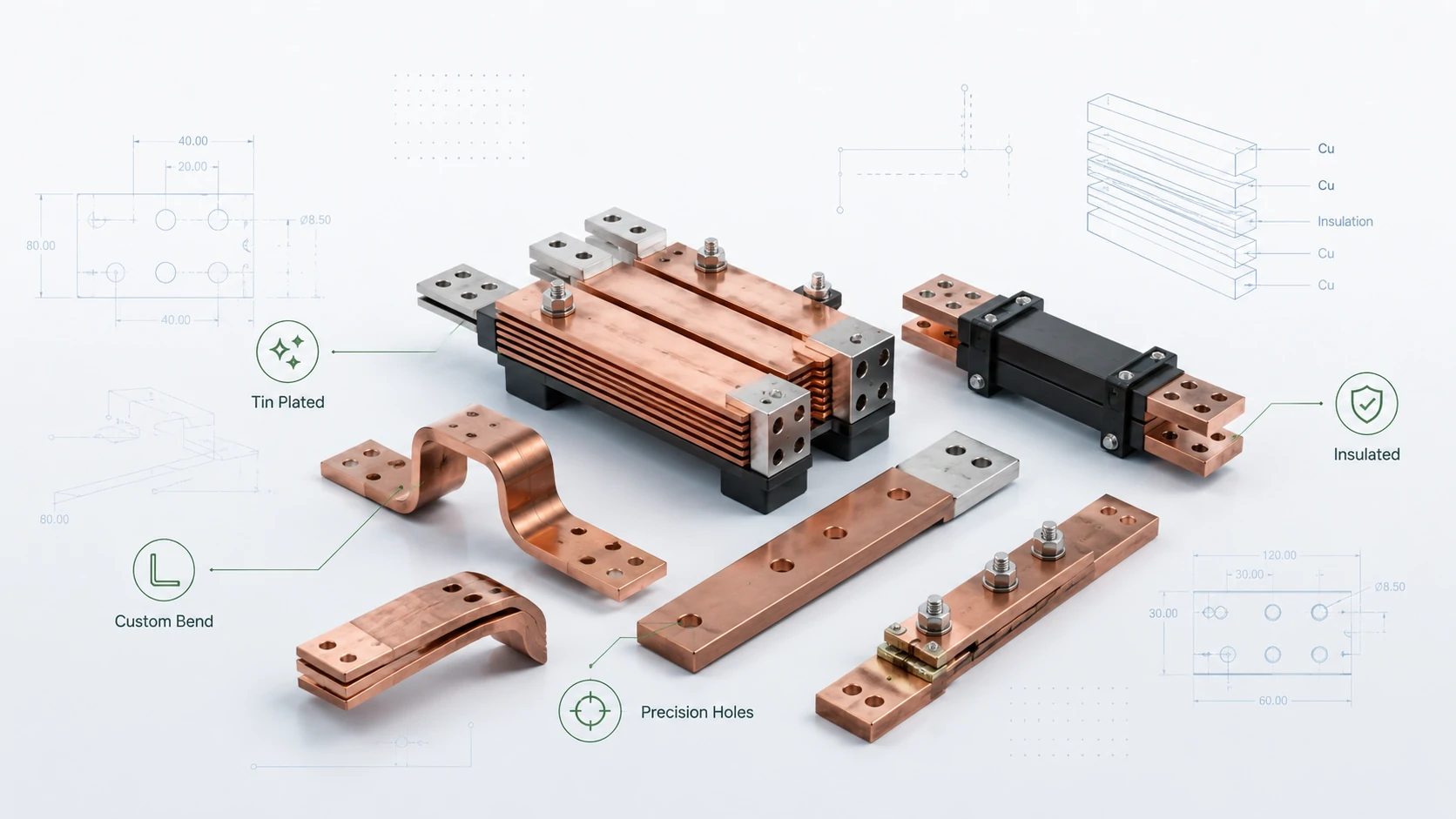 Bus Bar for Server Rack Power Distribution: Copper Busbar Solutions for Data Centers