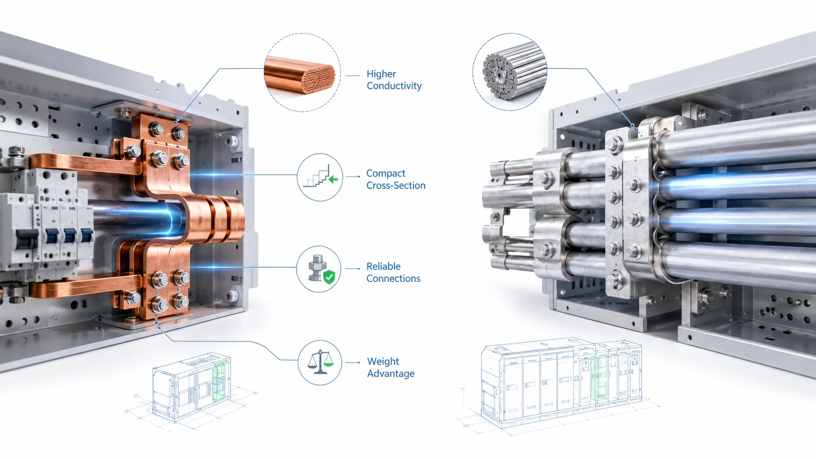 Busbar Copper: Why Copper Is Still the Preferred Material for High-Current Conductors
