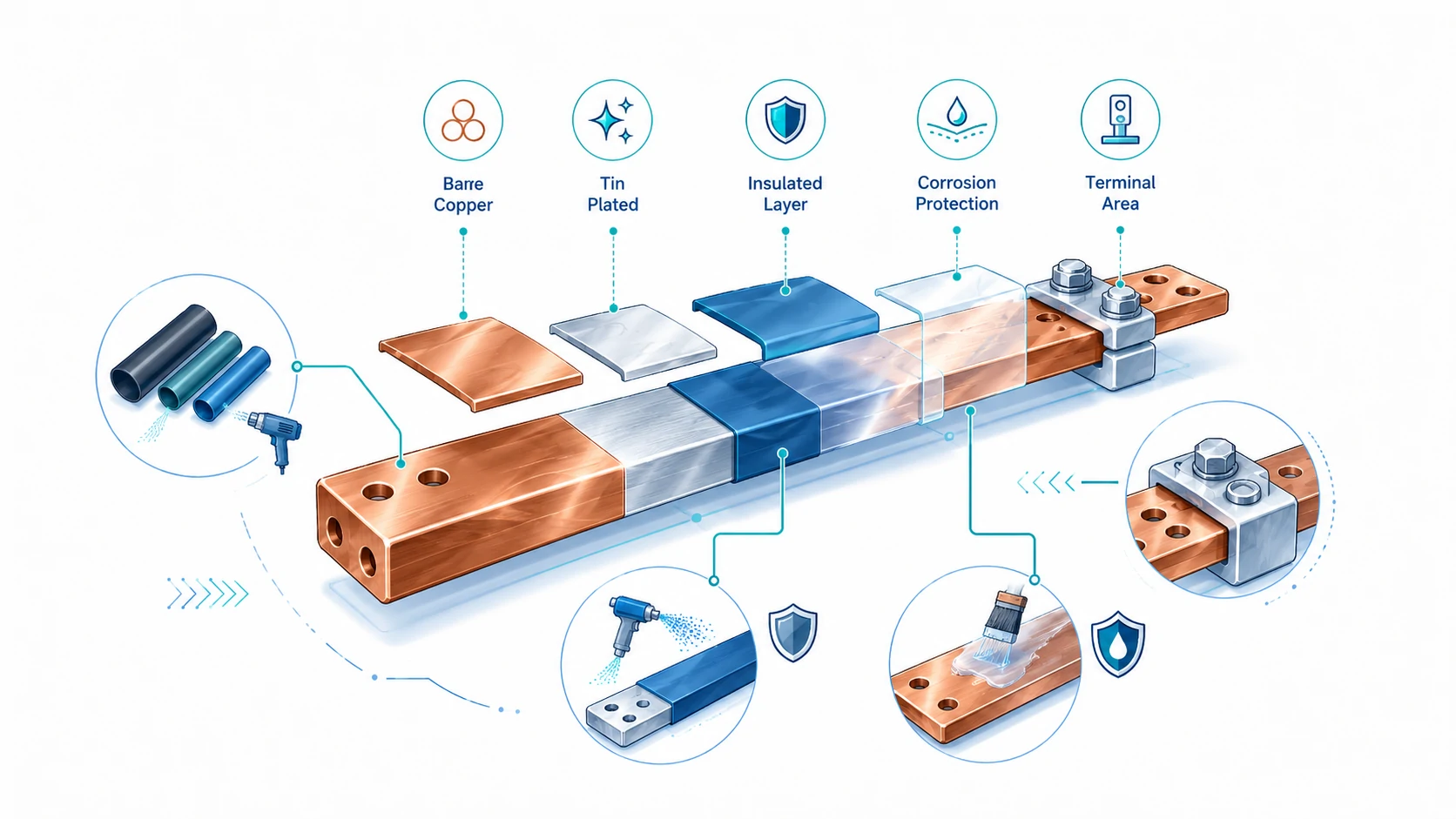 Copper Bus Bars for Power Distribution: How to Choose the Right Design
