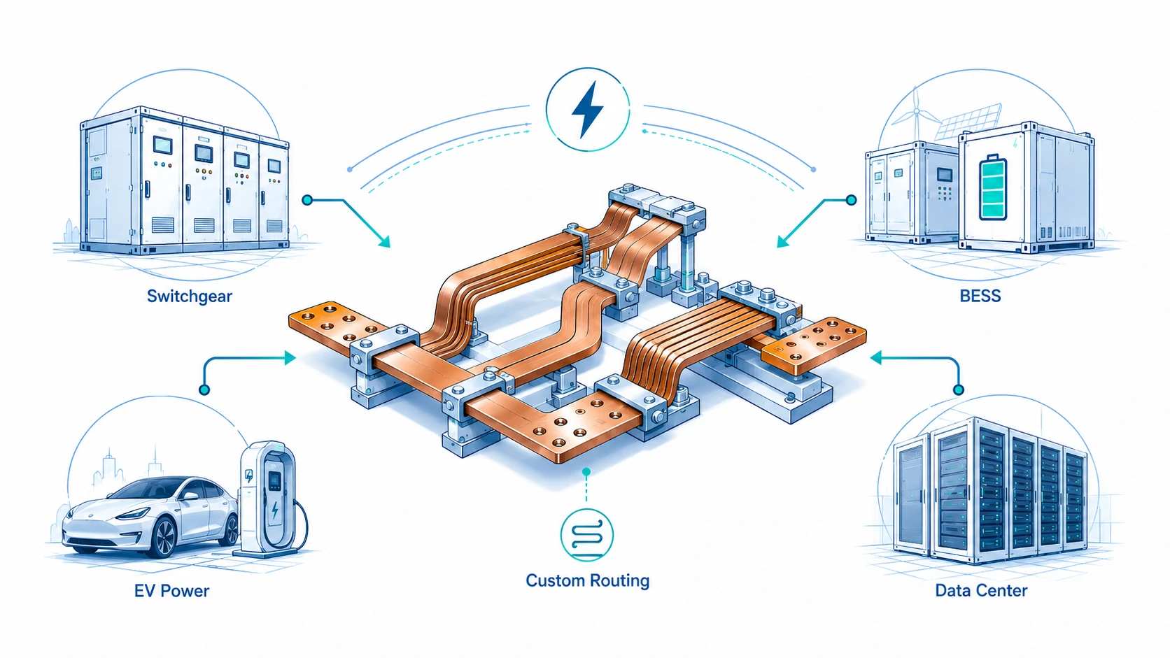 Copper Bus Bars for Power Distribution: How to Choose the Right Design