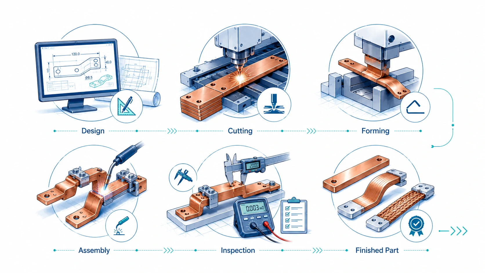 Copper Bus Bars for Power Distribution: How to Choose the Right Design