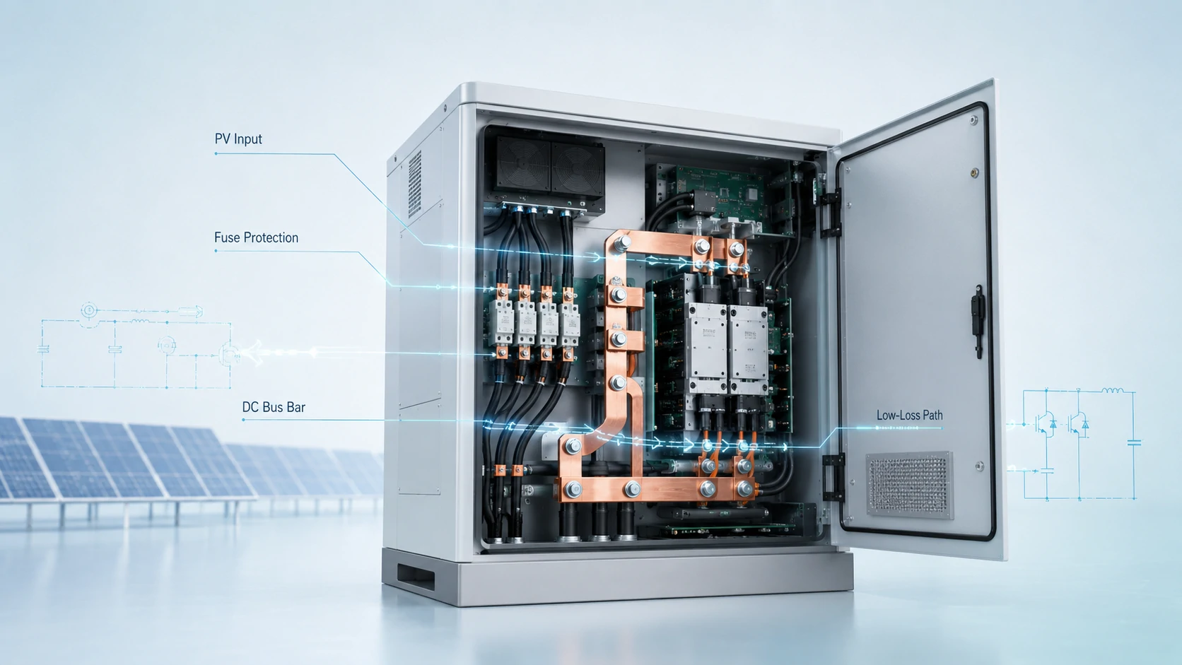 DC Bus Bar Design for Solar Inverters, PCS Cabinets and Energy Storage Systems