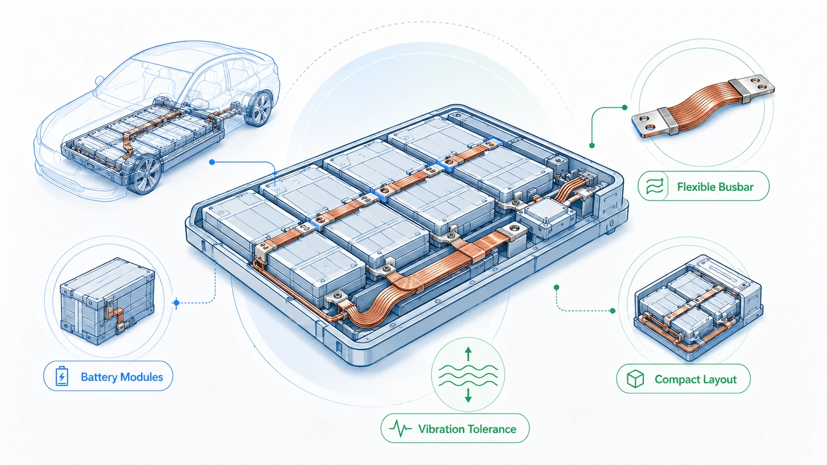 Flexible Copper Busbar: A Practical Guide for EV Batteries, BESS and Power Distribution