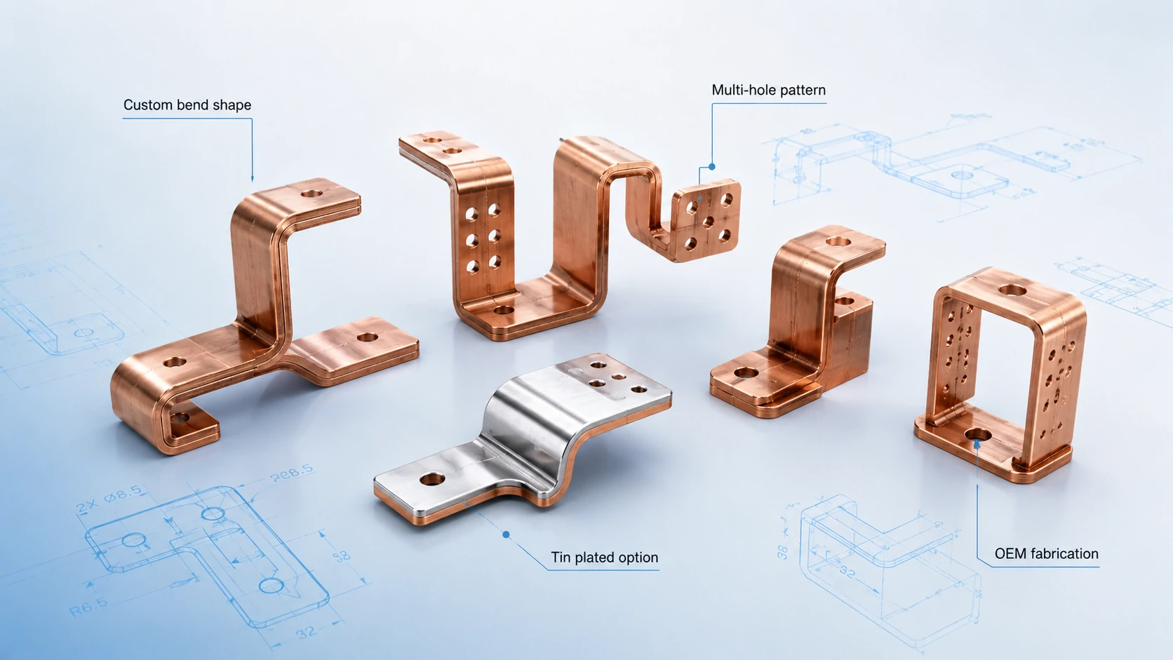 Folded Bus Bars: Design Features, Bending Accuracy and Custom Copper Fabrication