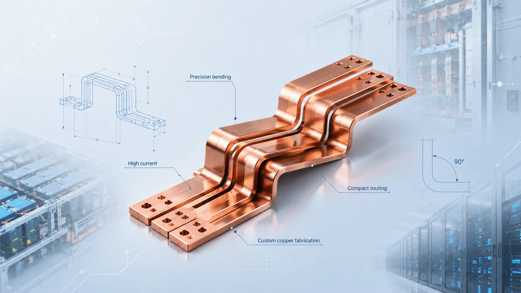 Folded Bus Bars: Design Features, Bending Accuracy and Custom Copper Fabrication