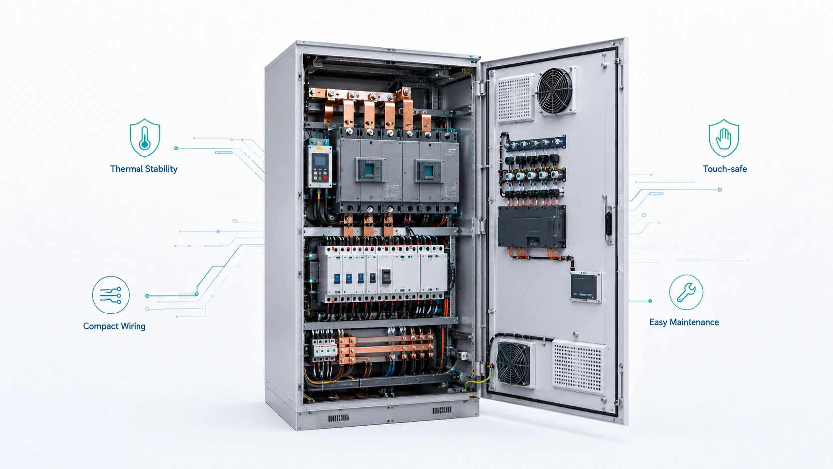 Insulated Busbar Guide for EV Batteries, Switchgear and Power Cabinets