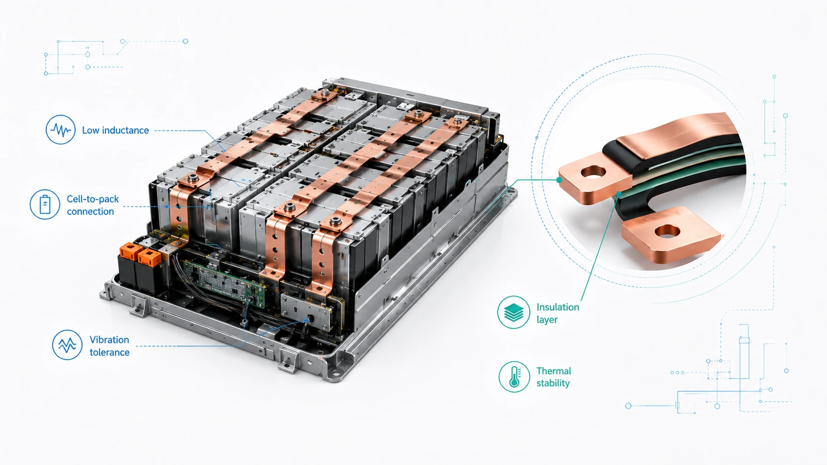 Power Bus Bar Applications in Switchgear, Battery Systems and Data Centers