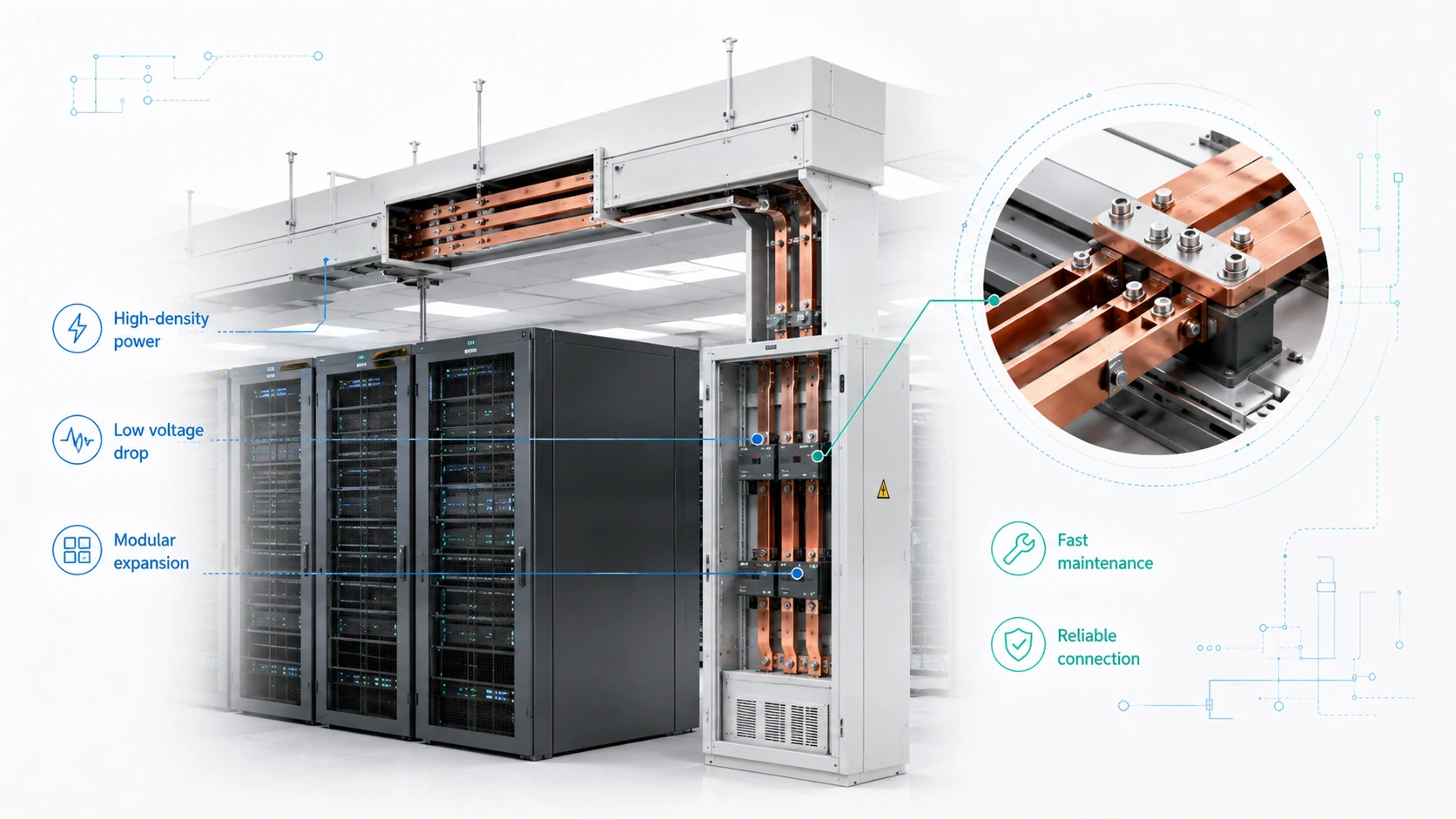 Power Bus Bar Applications in Switchgear, Battery Systems and Data Centers