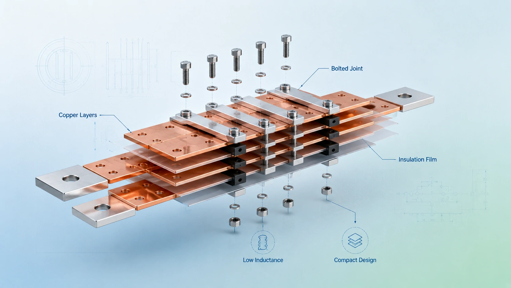 Power Busbar Design for High-Current Electrical and Energy Systems