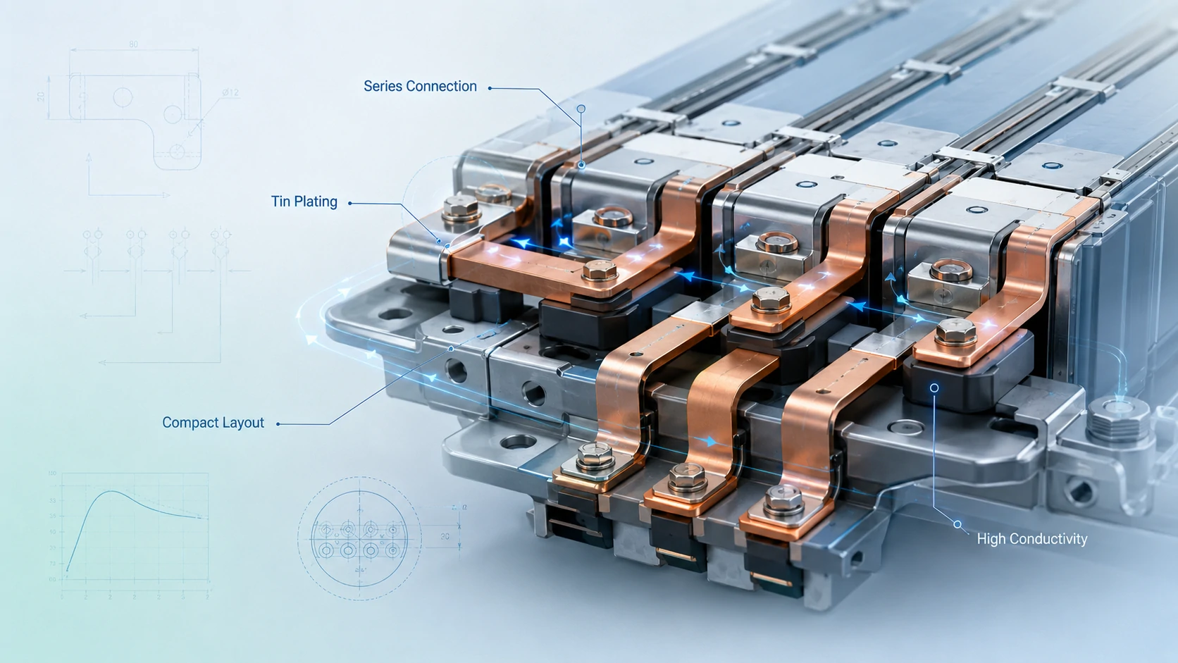 Power Busbar Design for High-Current Electrical and Energy Systems