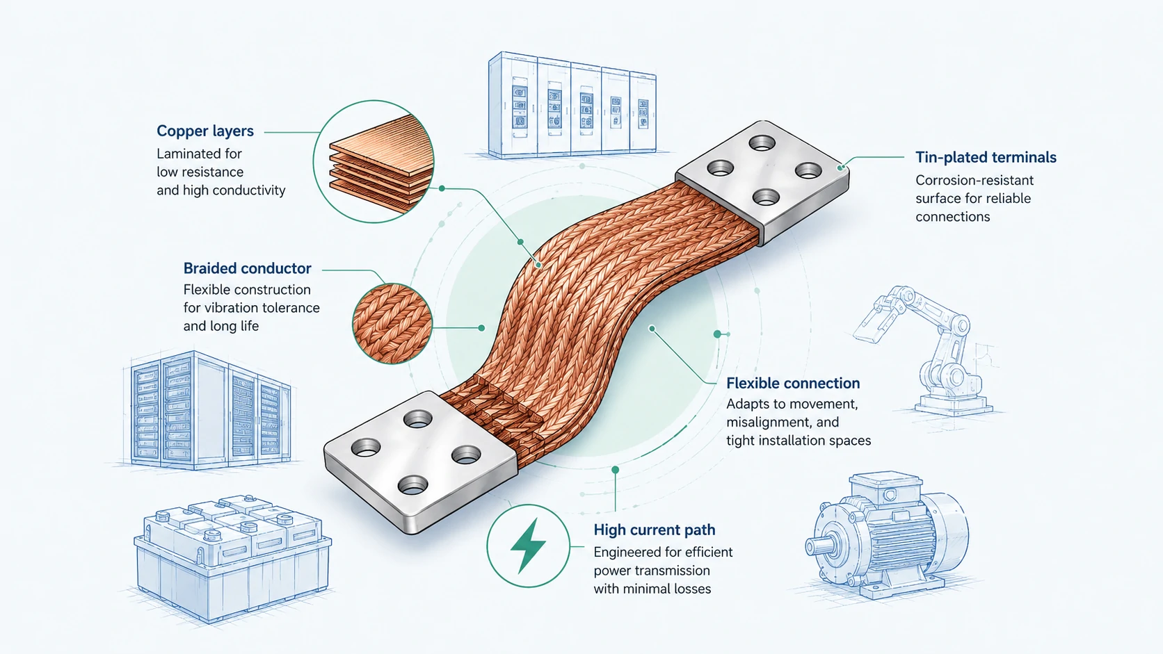 What Is a Flexible Busbar and Why Is It Used in High-Current Electrical Systems?
